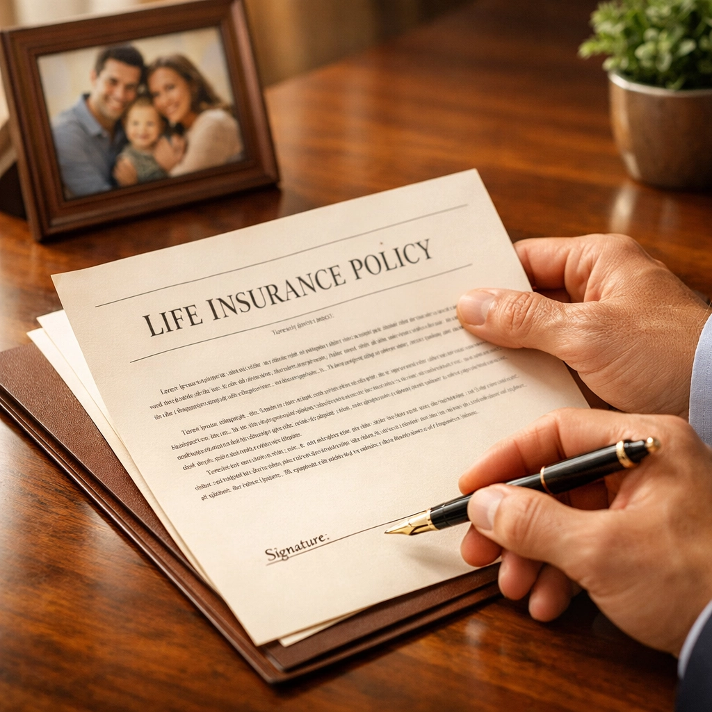 Reviewing life insurance policy documents and beneficiary designations for estate planning