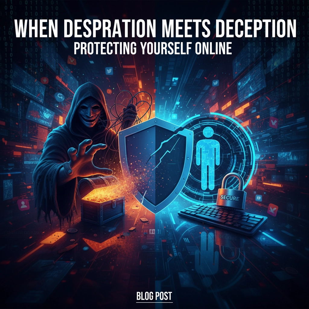 When Desperation Meets Deception: Protecting Yourself Online