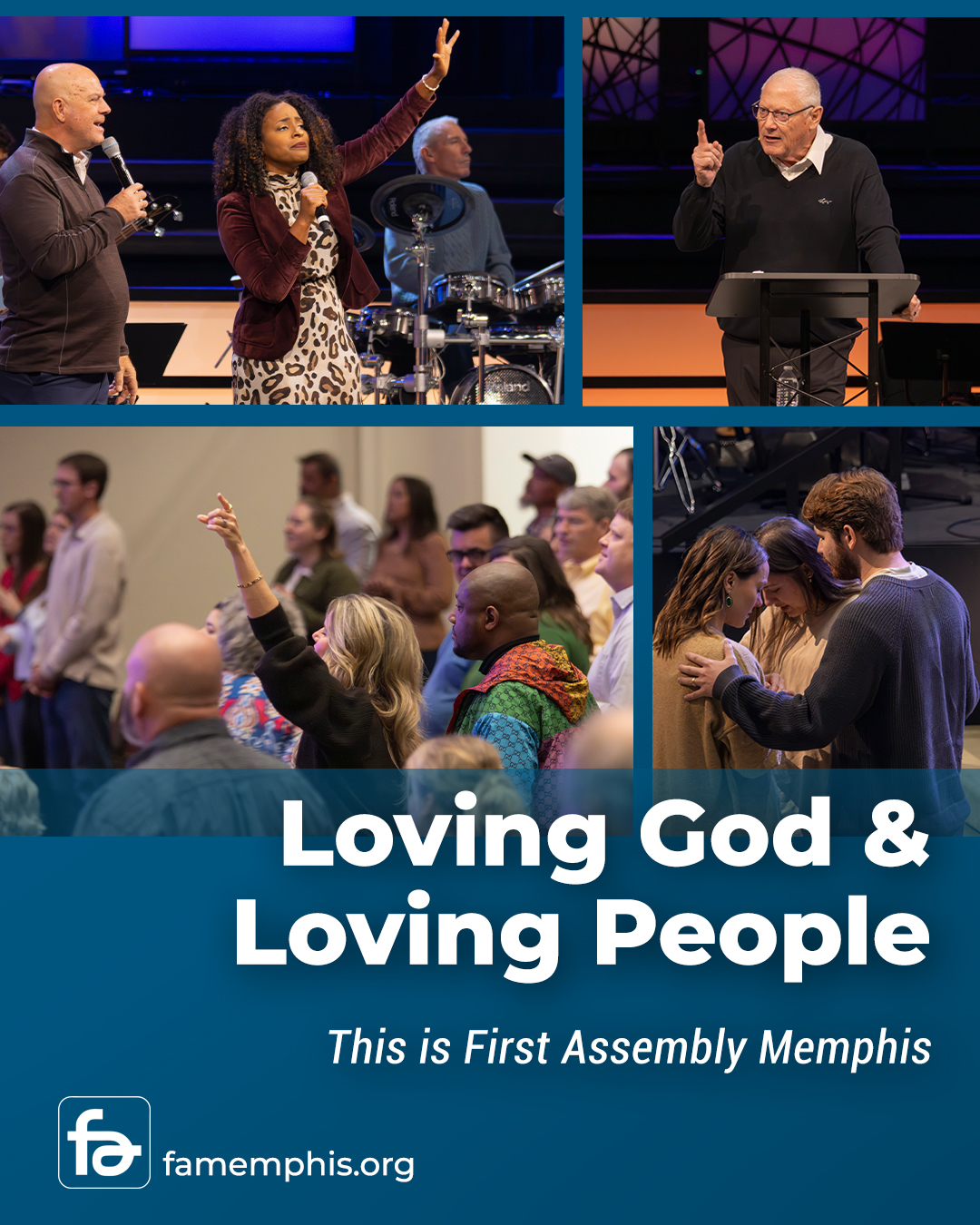 Collage of Church Life at First Assembly Memphis