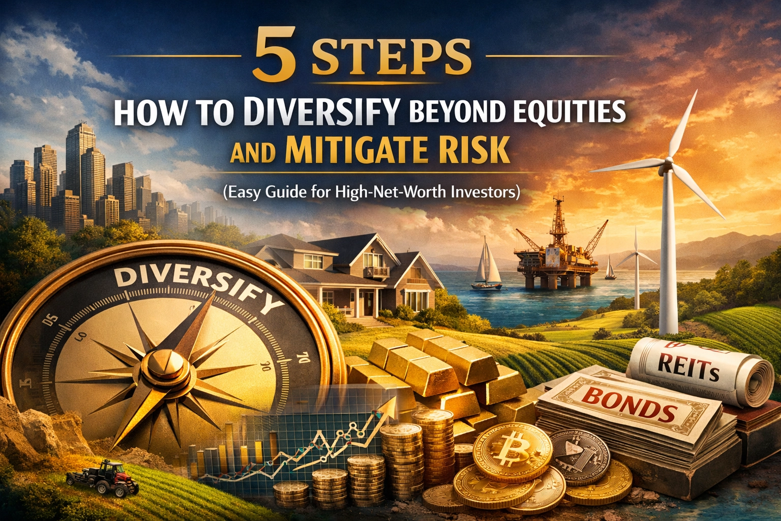 [HERO] 5 Steps How to Diversify Beyond Equities and Mitigate Risk (Easy Guide for High-Net-Worth Investors)