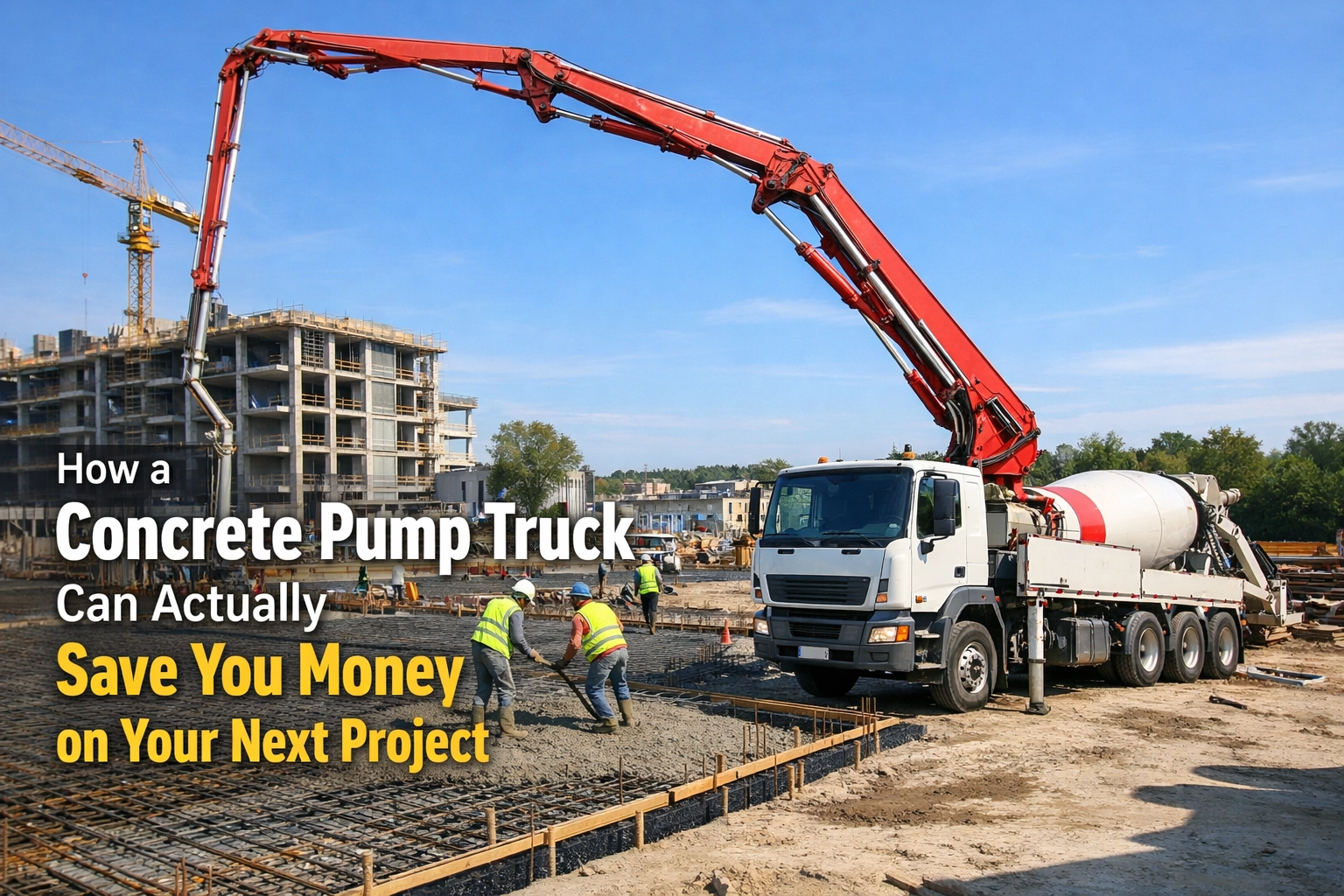 [HERO] How a Concrete Pump Truck Can Actually Save You Money on Your Next Project