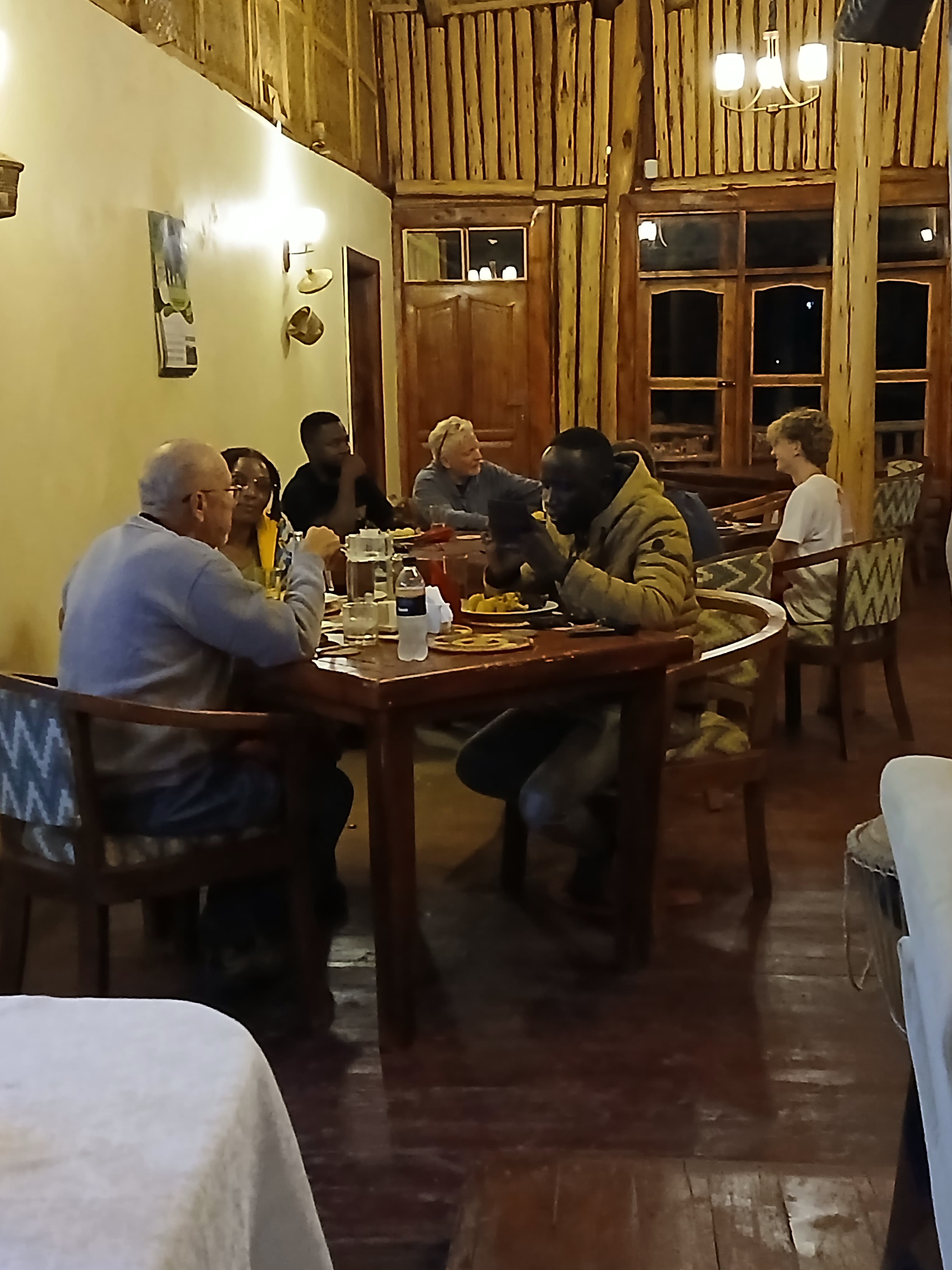 Orugano Bwindi Lodge Communal Dinner