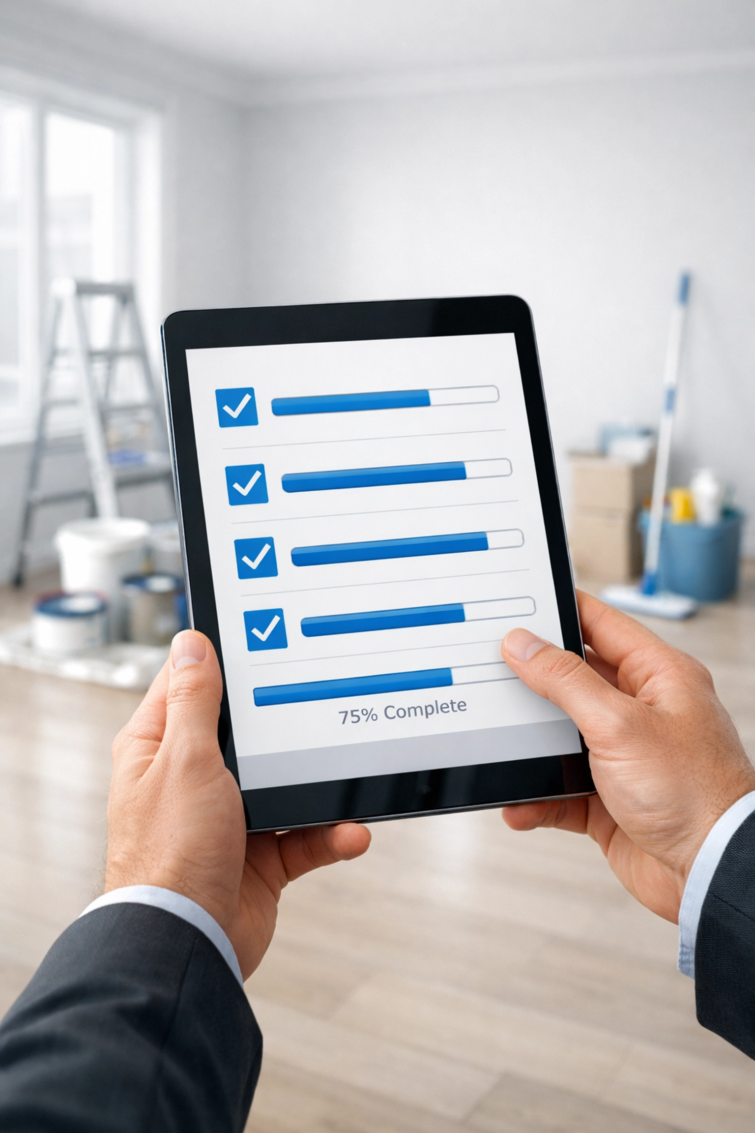 Digital make-ready checklist app for standardized apartment turnover process