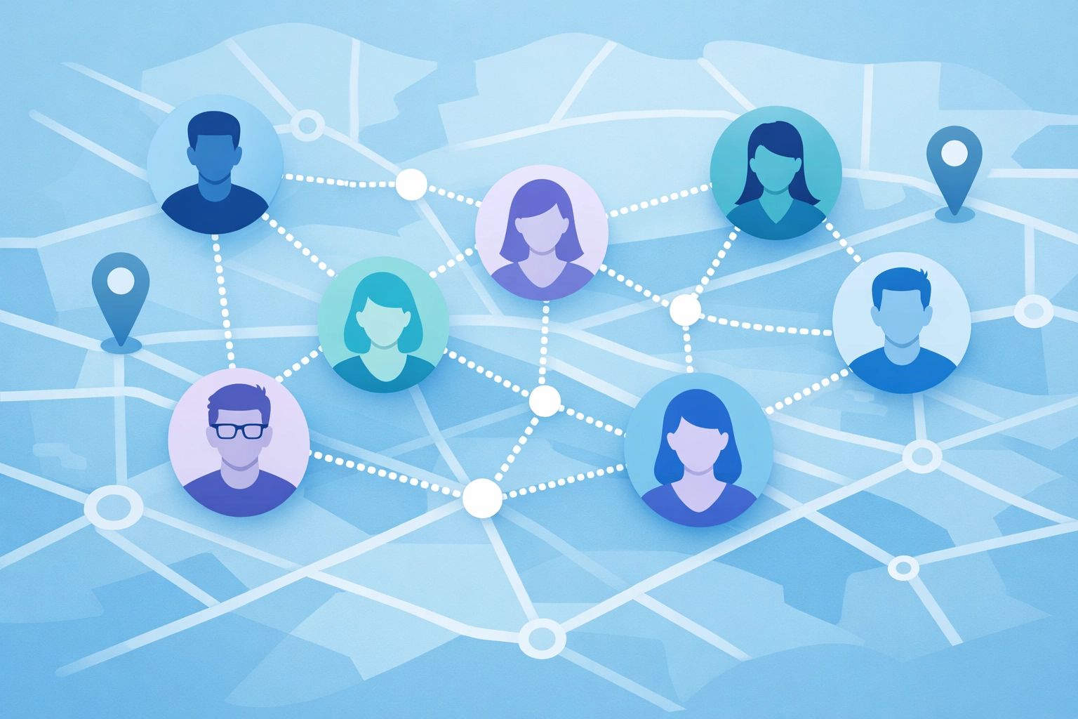 Voter targeting map showing data-driven precision in political campaign advertising