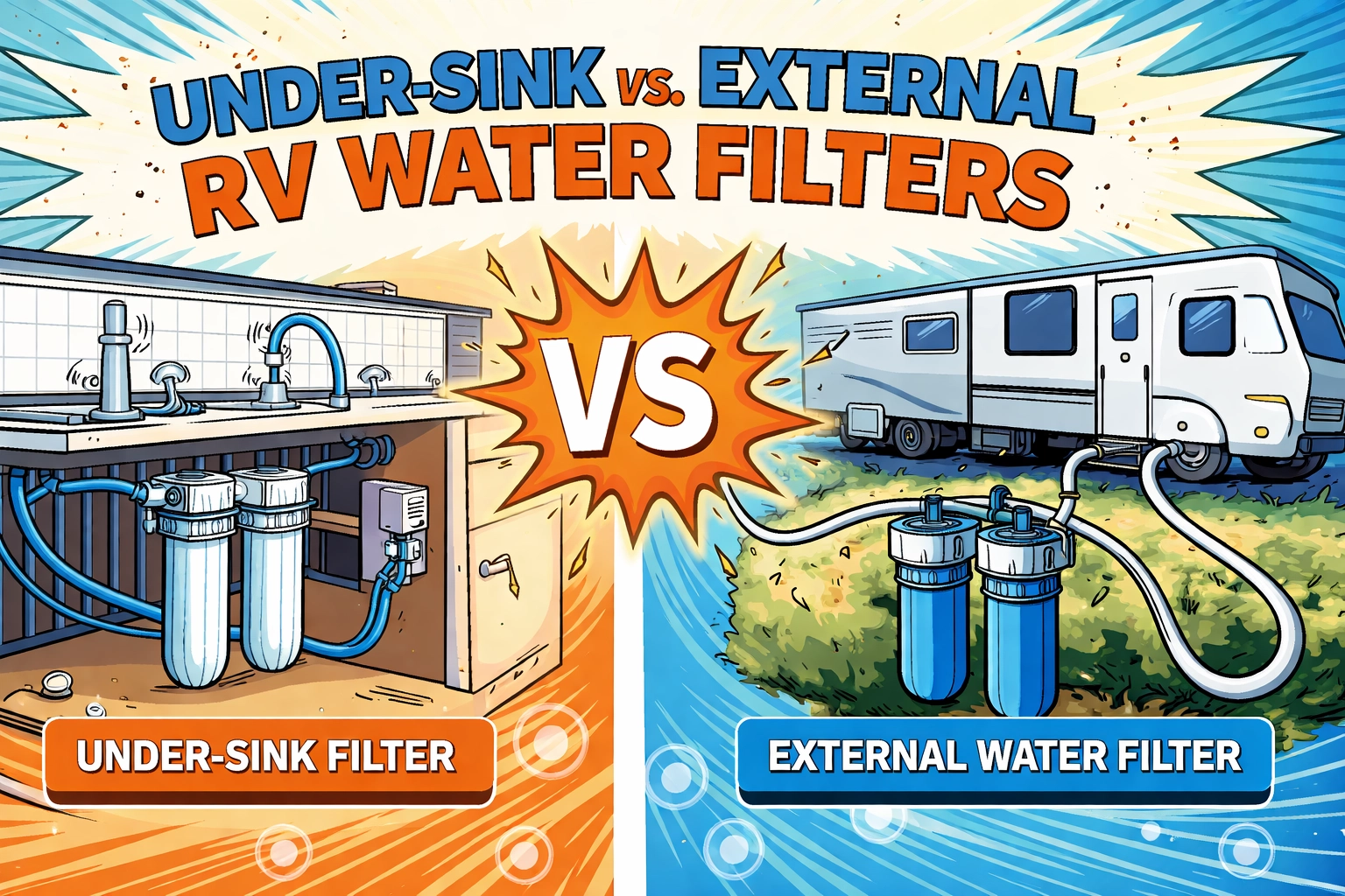 [HERO] Under-Sink vs. External RV Water Filters: Which One Wins for Your Lifestyle?