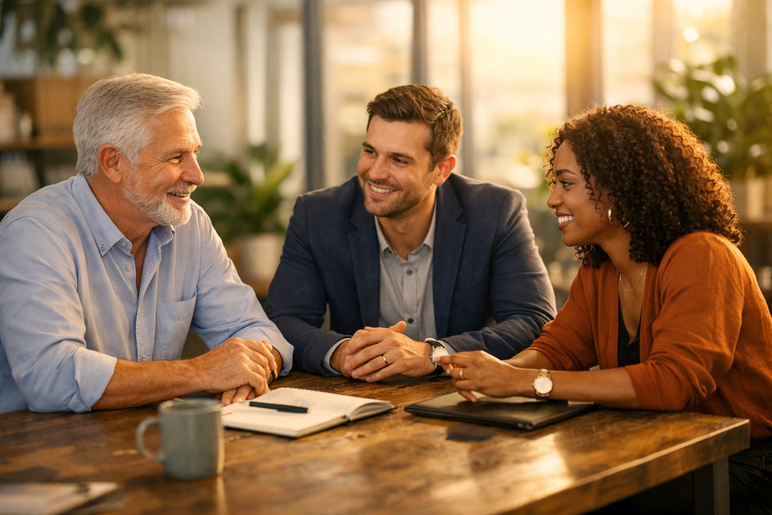 Diverse leadership team collaborating on 2026 planning strategy and team behaviour intelligence.
