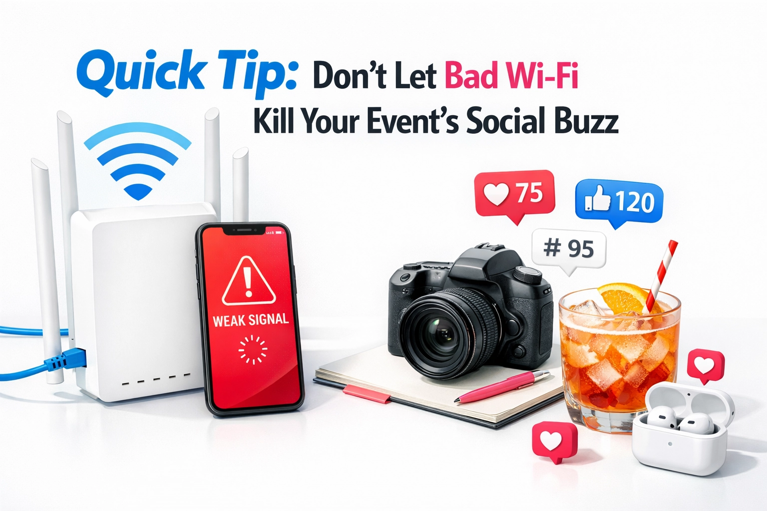[HERO] Quick Tip: Don't Let Bad Wi-Fi Kill Your Event's Social Buzz