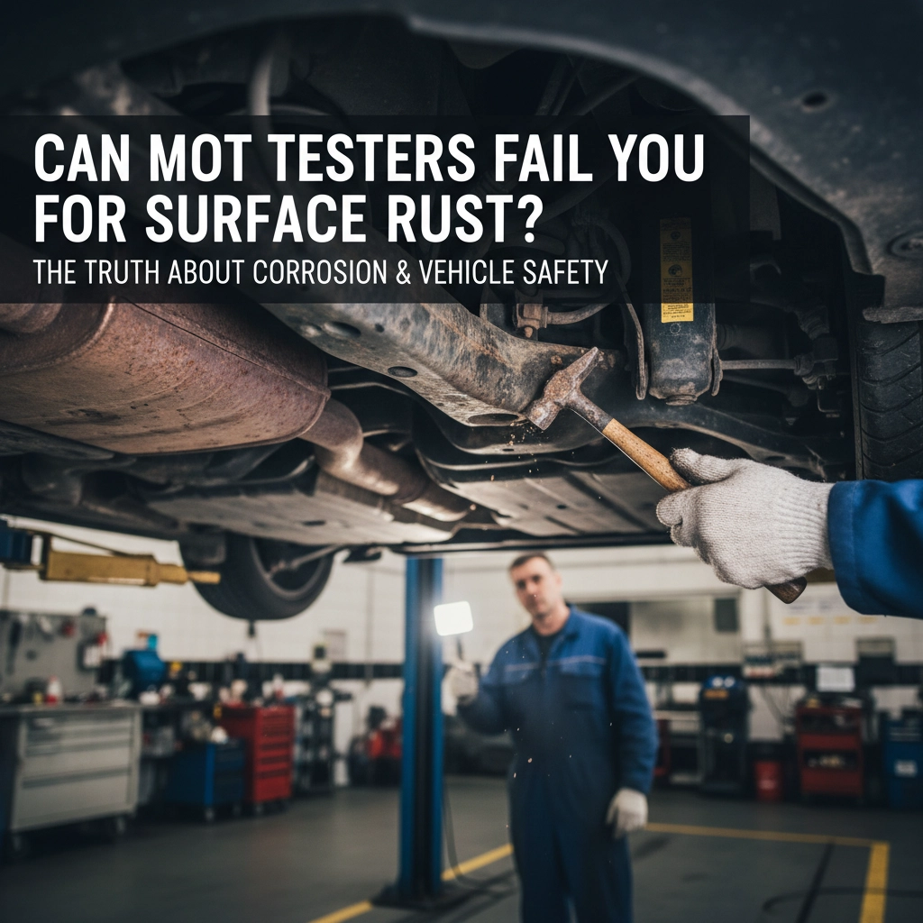 Can MOT testers fail you for surface rust?