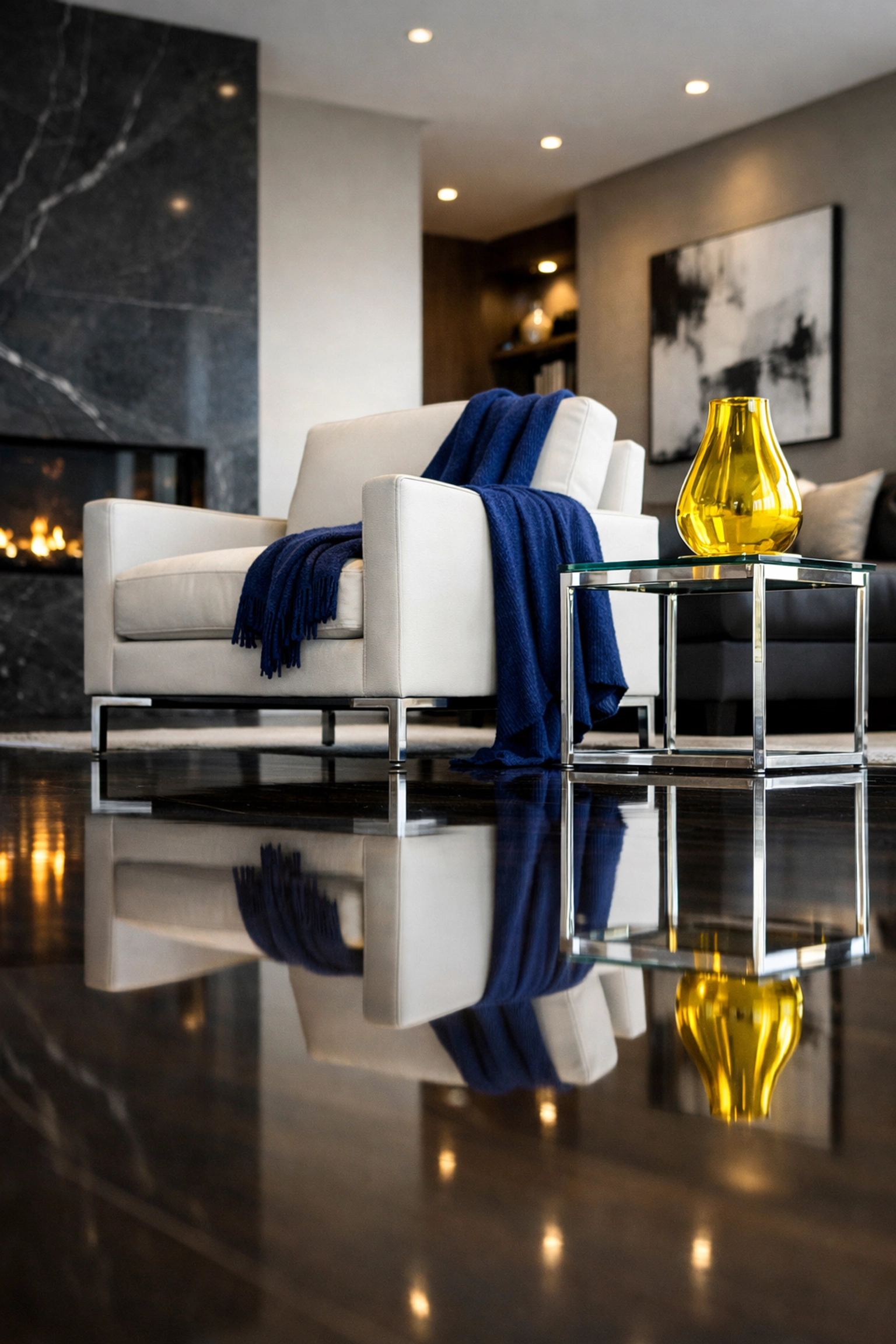 Sparkling clean hardwood floors in a Carlisle estate, reflecting professional ninja-like efficiency.