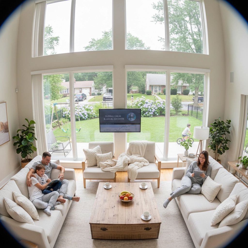 Graph illustrating the strong correlation between employment rates and stable home values. Graph illustrating the strong correlation between employment rates and stable home values.