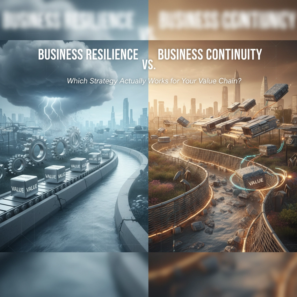 Business Resilience vs. Business Continuity: Which Strategy Actually Works for Your Value Chain?