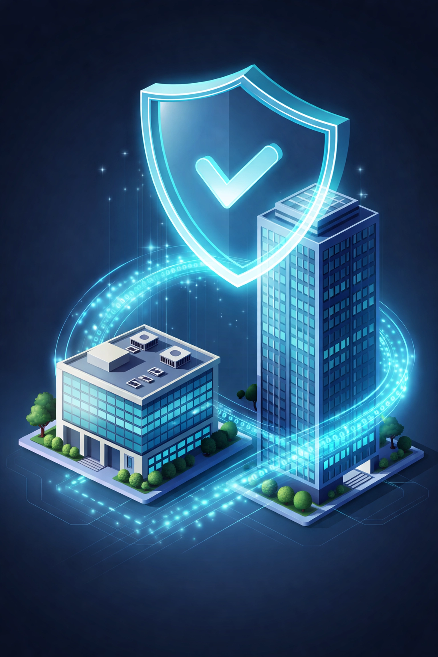 GLBA compliance shield protecting both small financial firms and large corporations equally