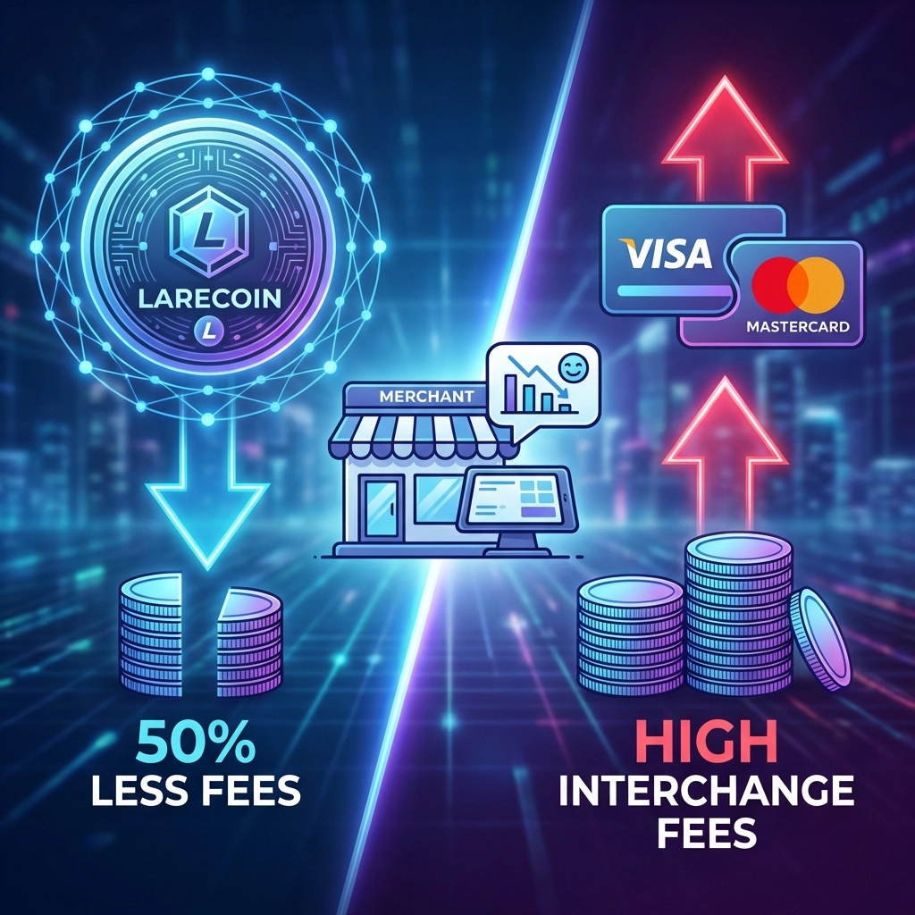 [HERO] Larecoin Vs Visa/Mastercard: How Merchants Are Slashing Interchange Fees by 50%