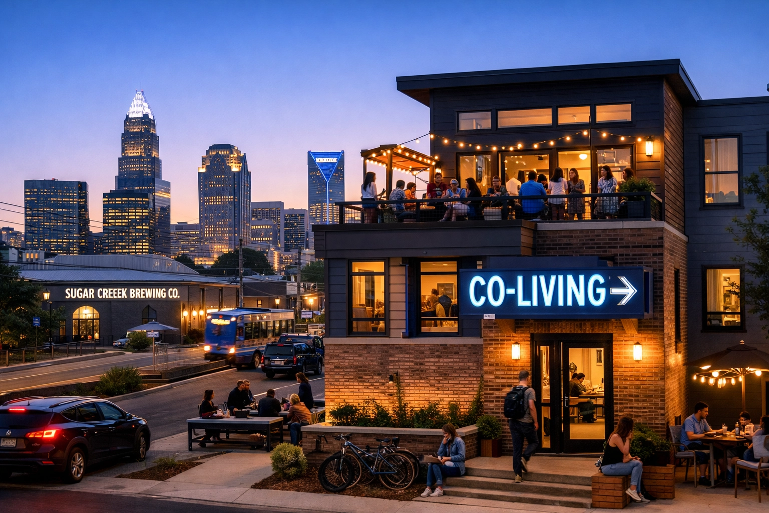 Why Charlotte Professionals are Swapping Apartments for Co-living in 2026 HERO