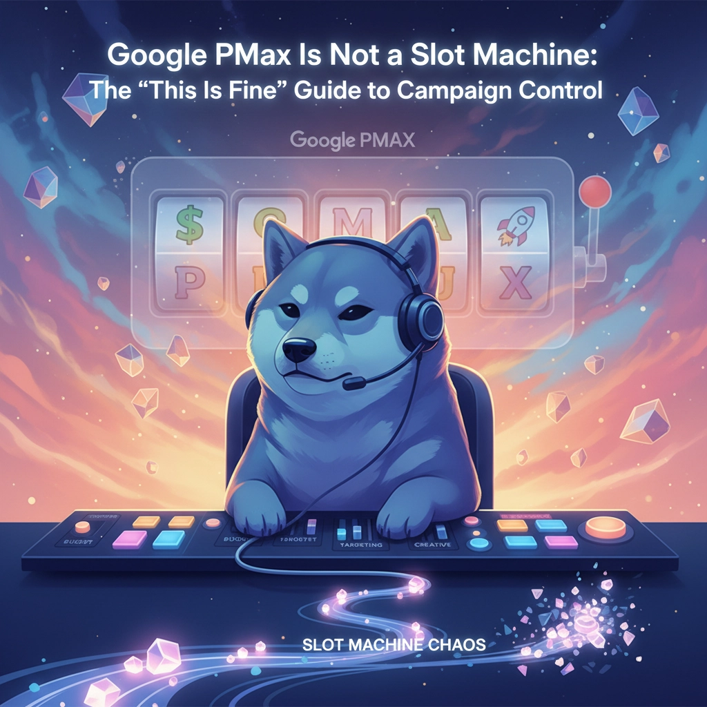 Google PMax Is Not a Slot Machine: The "This Is Fine" Dog Guide to Campaign Control
