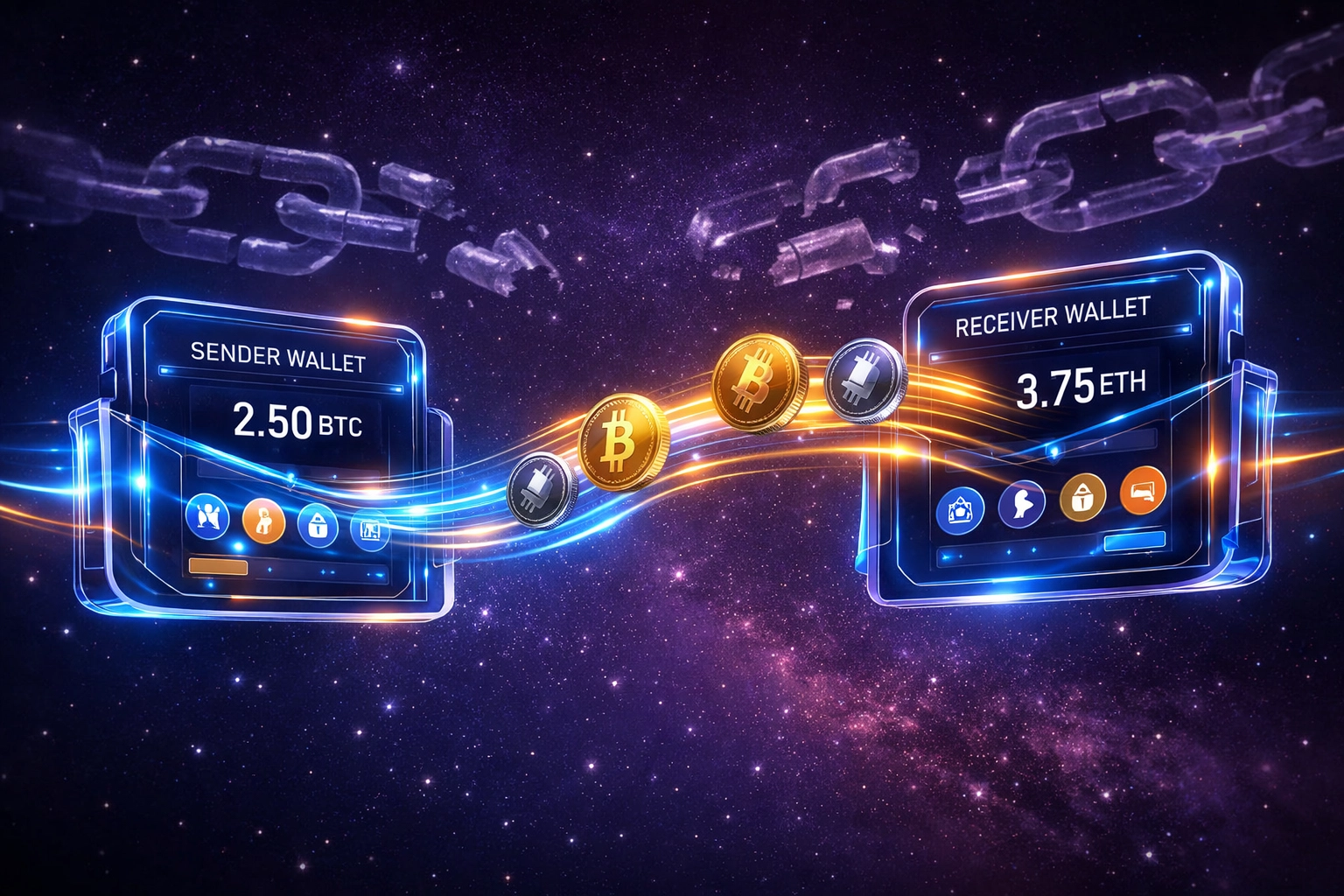 Direct crypto wallet transfers bypassing payment intermediaries with gas-only transactions