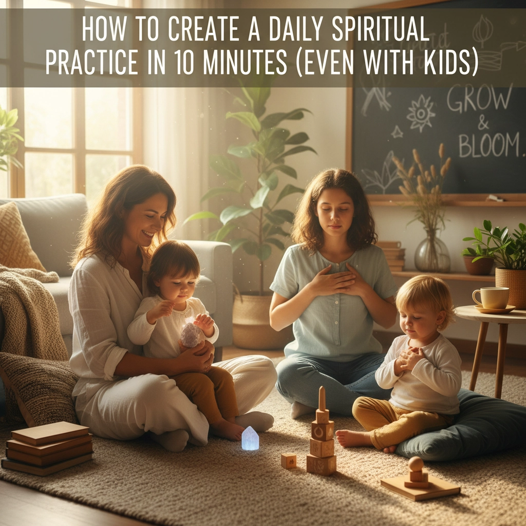 How to Create a Daily Spiritual Practice in 10 Minutes (Even With Kids)