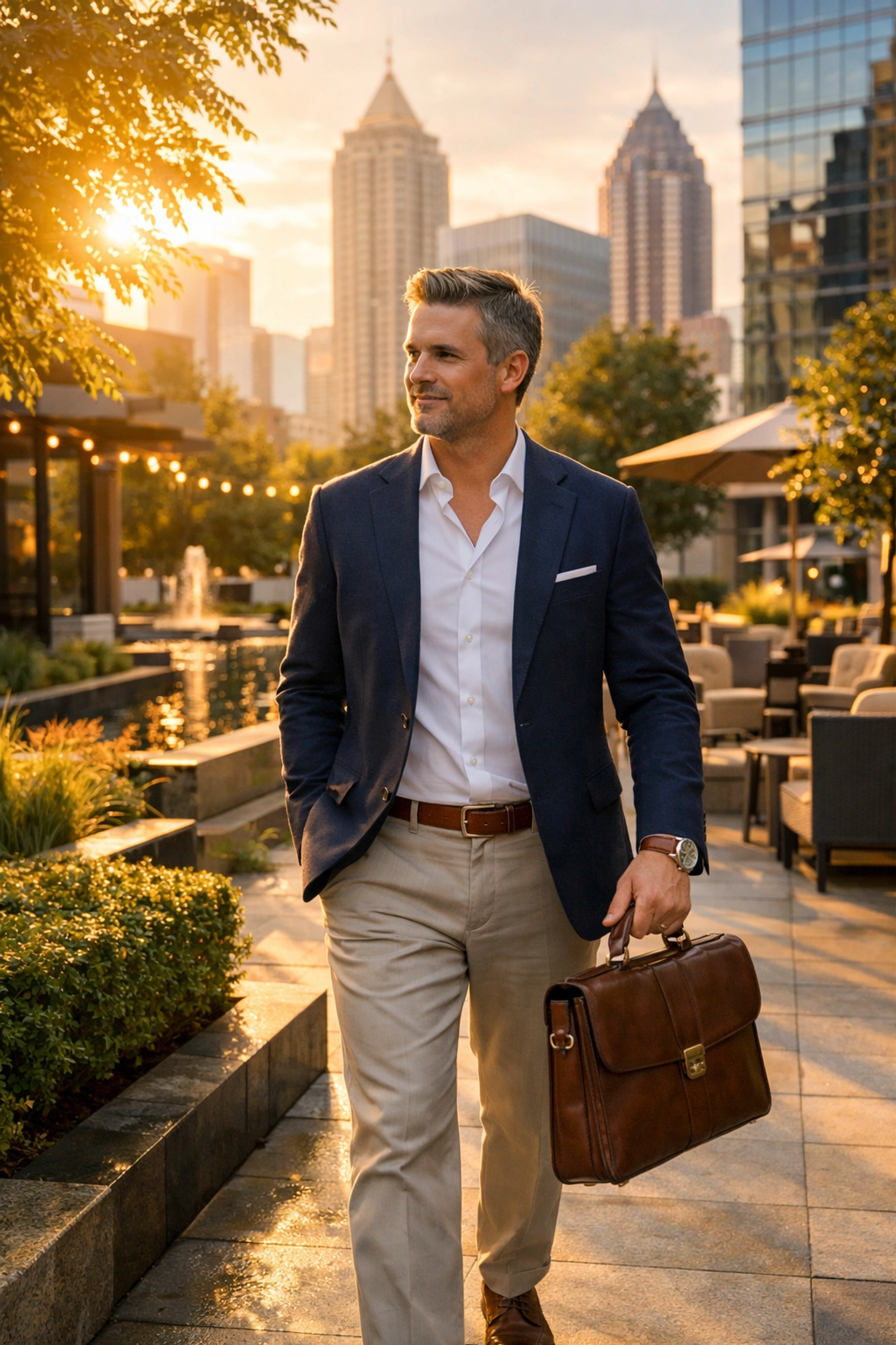 Successful Atlanta business owner experiencing the freedom that comes with high profit margins.