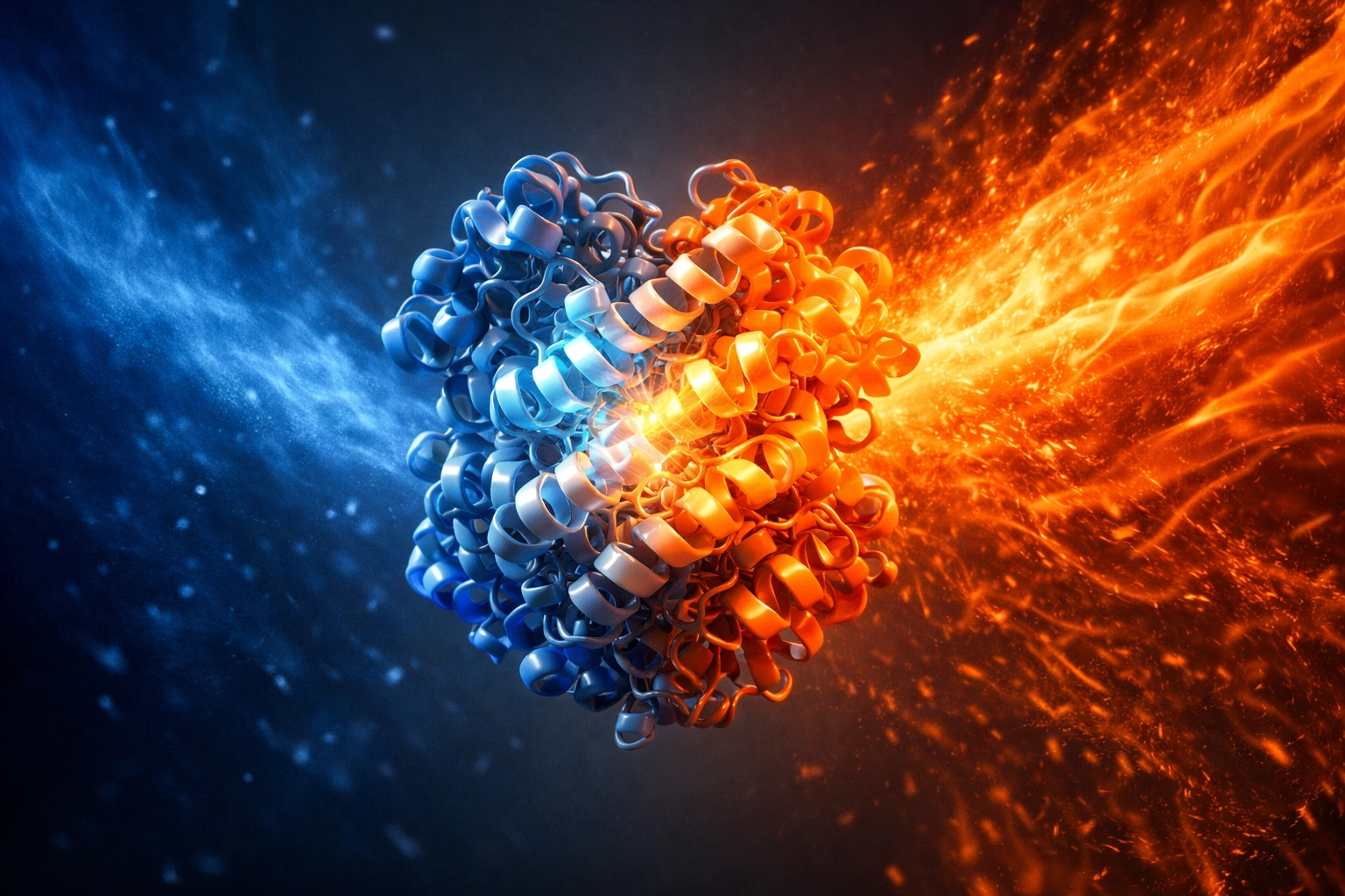 Phytase HT85 molecular structure maintaining integrity against extreme thermal stress in feed processing.