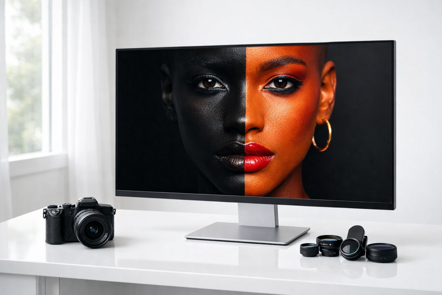 High-end color accurate monitor and camera gear for professional photography news updates.