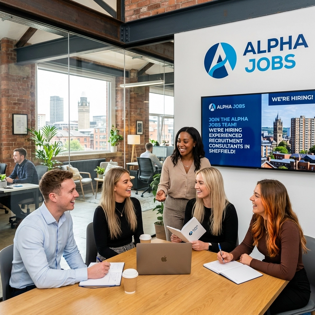 [HERO] Join the Alpha Jobs Team: We’re Hiring Experienced Recruitment Consultants in Sheffield!