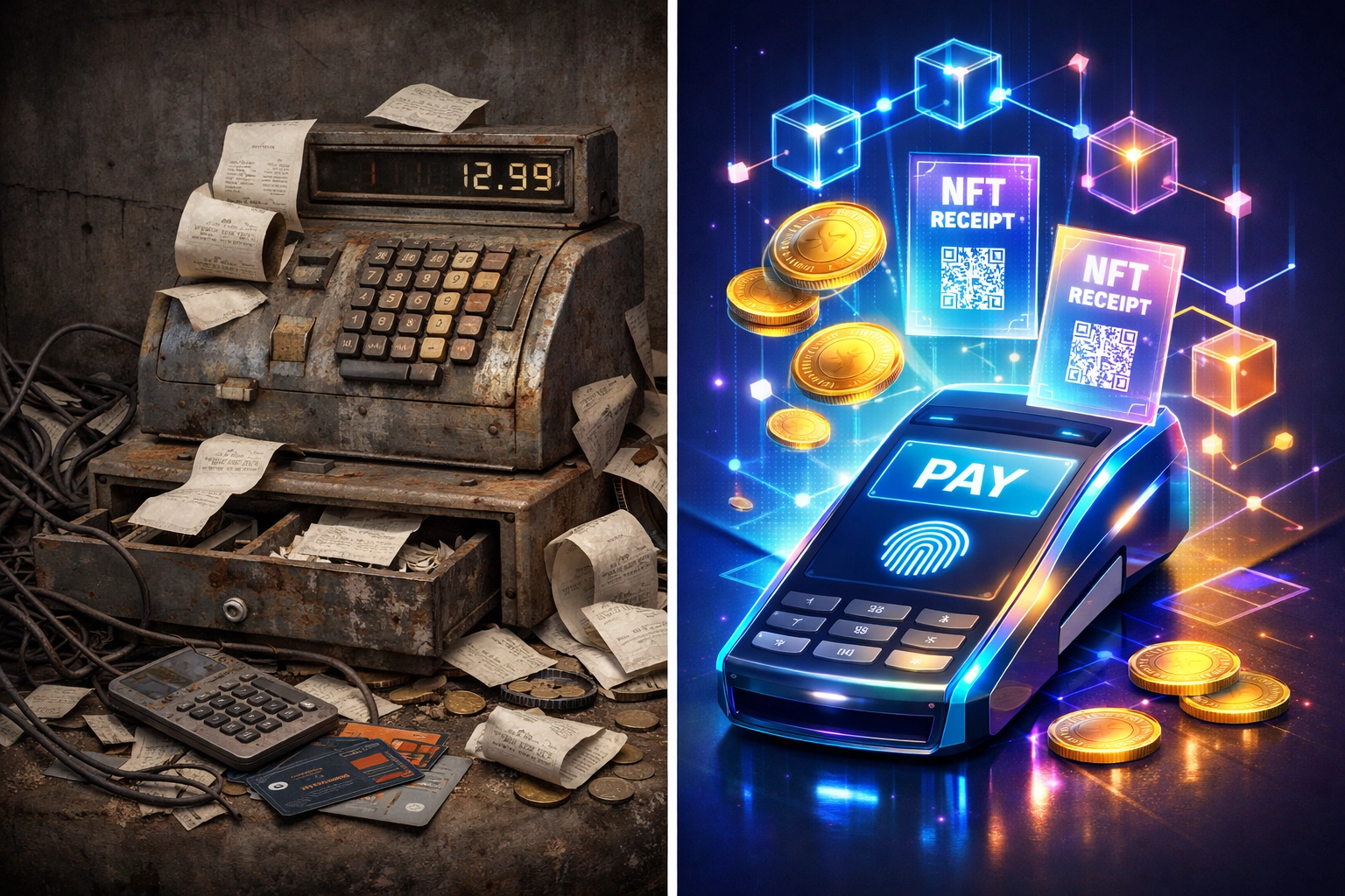Traditional payment systems versus modern crypto payment processing comparison