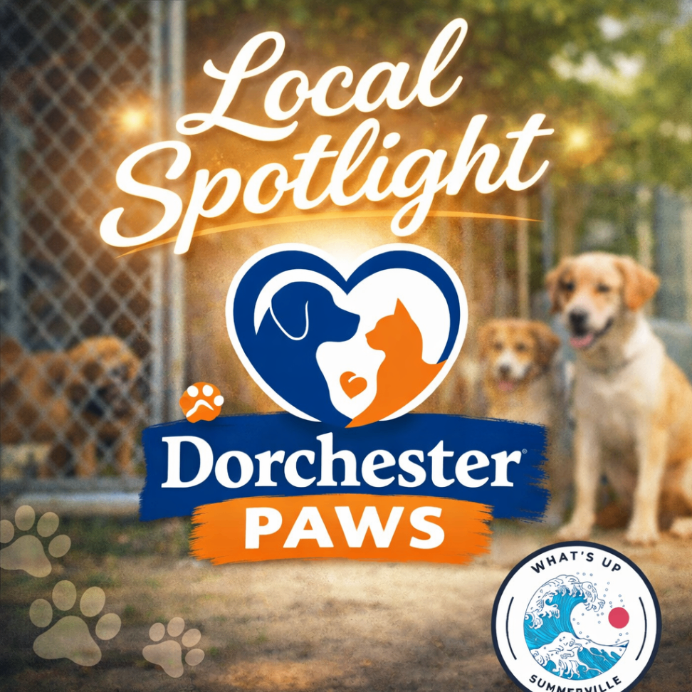 Local Spotlight: Dorchester Paws & What's Up Summerville Feature