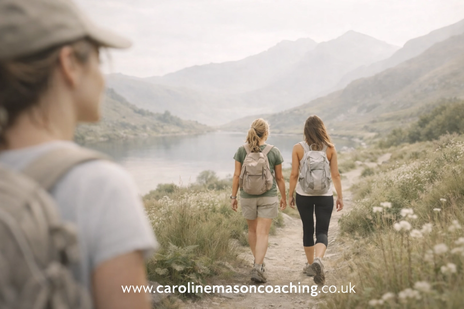 Caroline Mason coaching Snowdonia