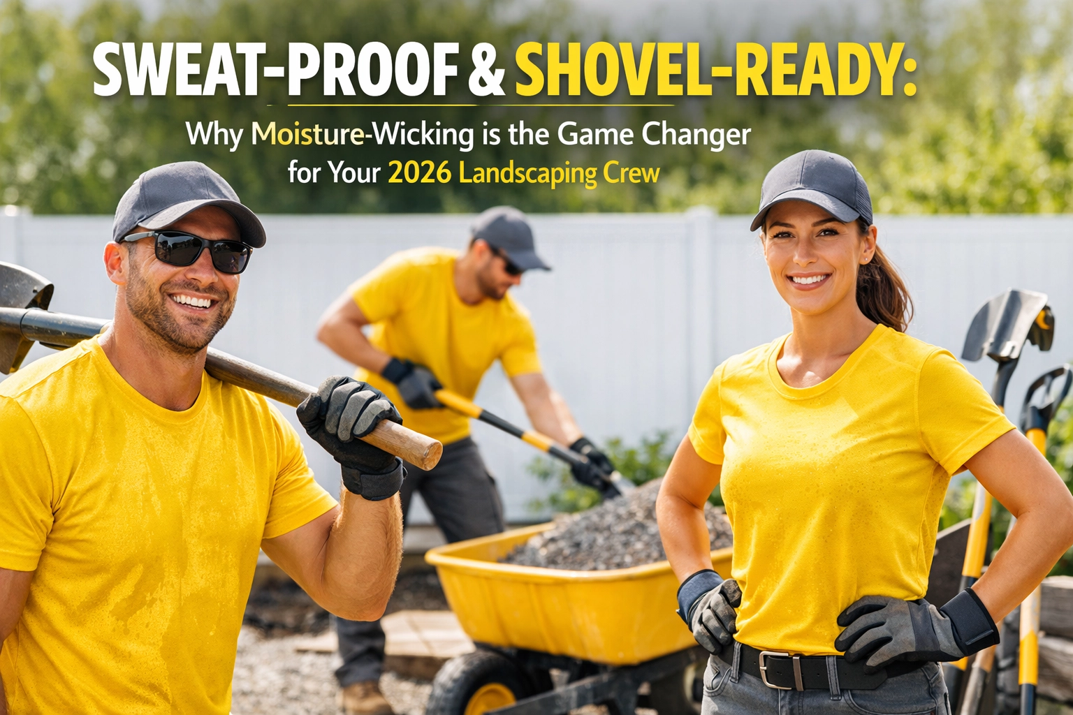 [HERO] Sweat-Proof & Shovel-Ready: Why Moisture-Wicking is the Game Changer for Your 2026 Landscaping Crew