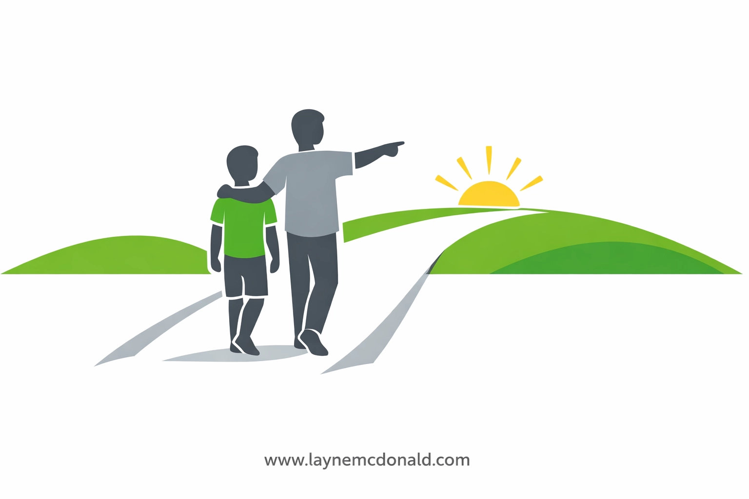 Mentor guiding a new member on a path toward spiritual growth and discipleship.