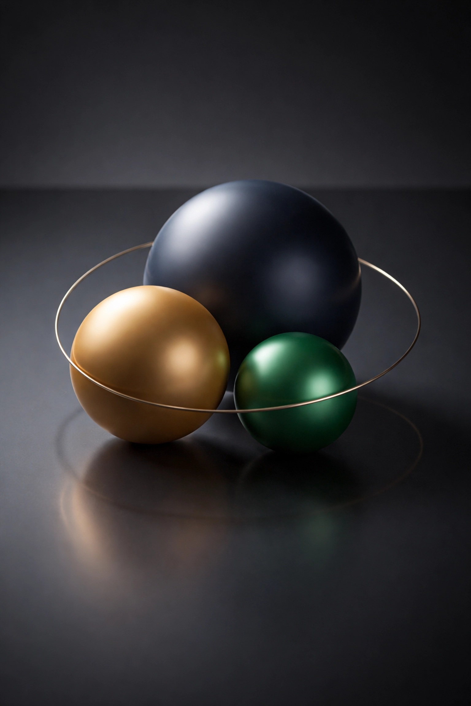 Visual representation of portfolio diversification with interconnected asset classes for institutional investors