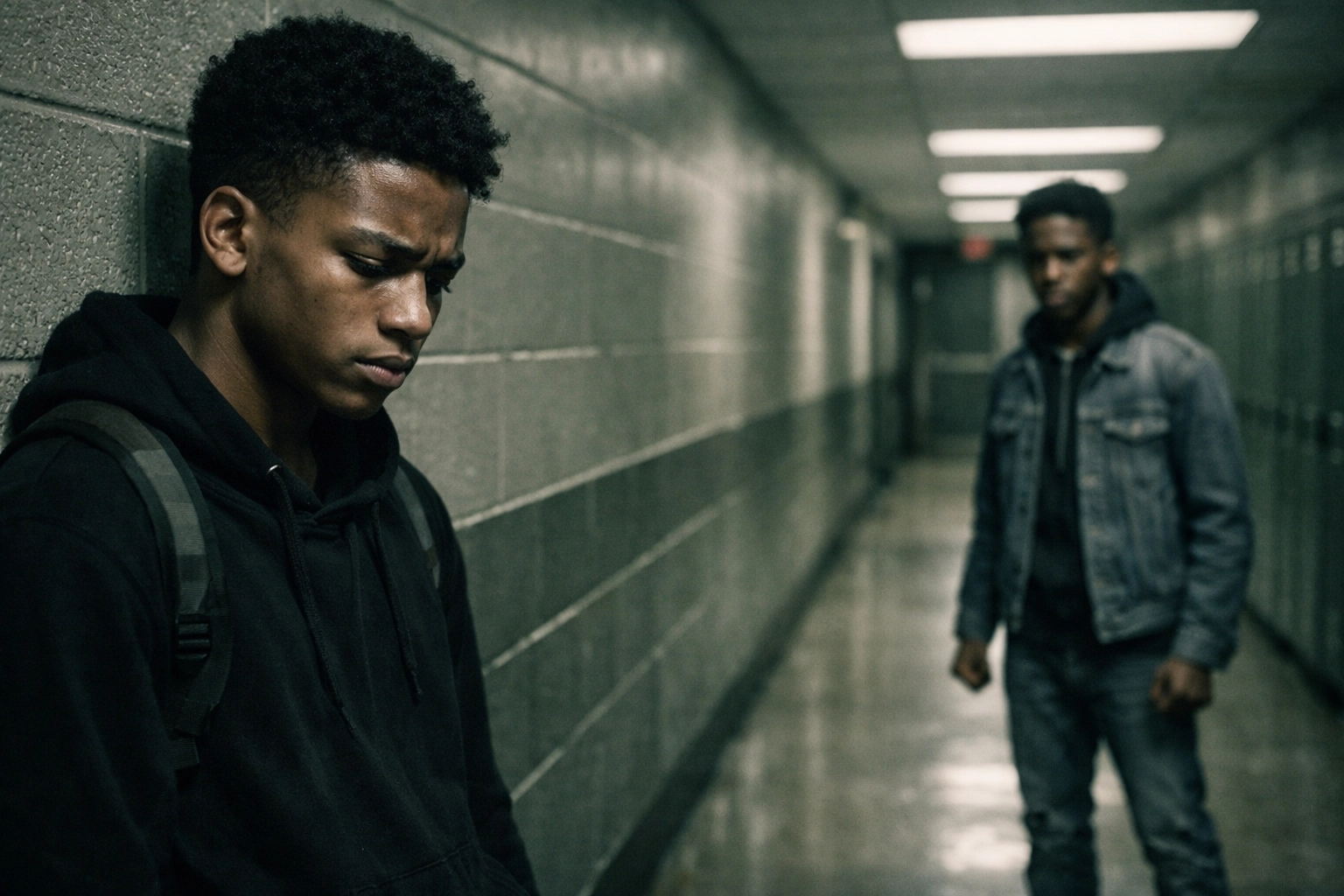 Kevin and Chiron face painful confrontation in Moonlight high school scene