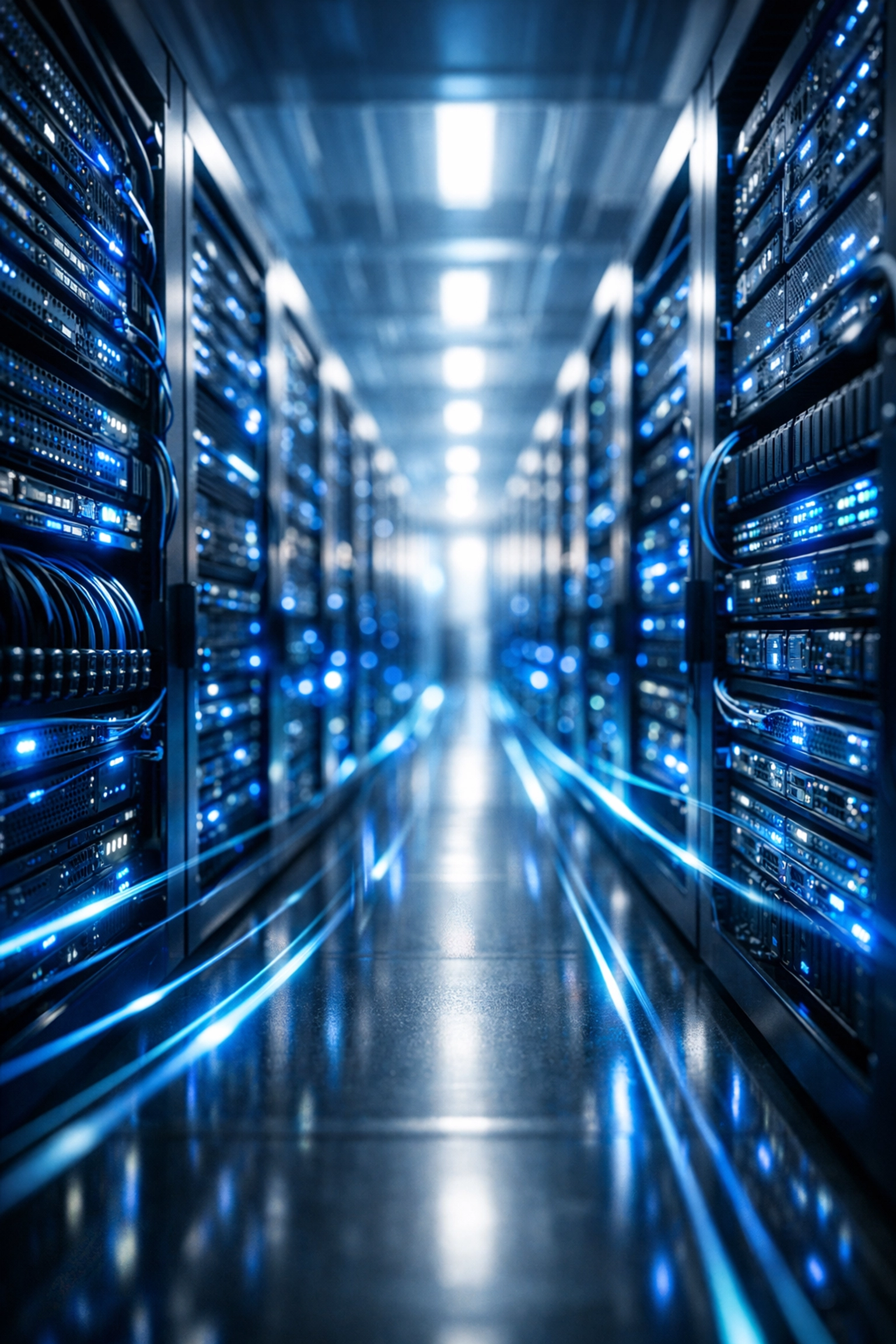 Modern data center infrastructure managed by ServiceNow ITOM solutions