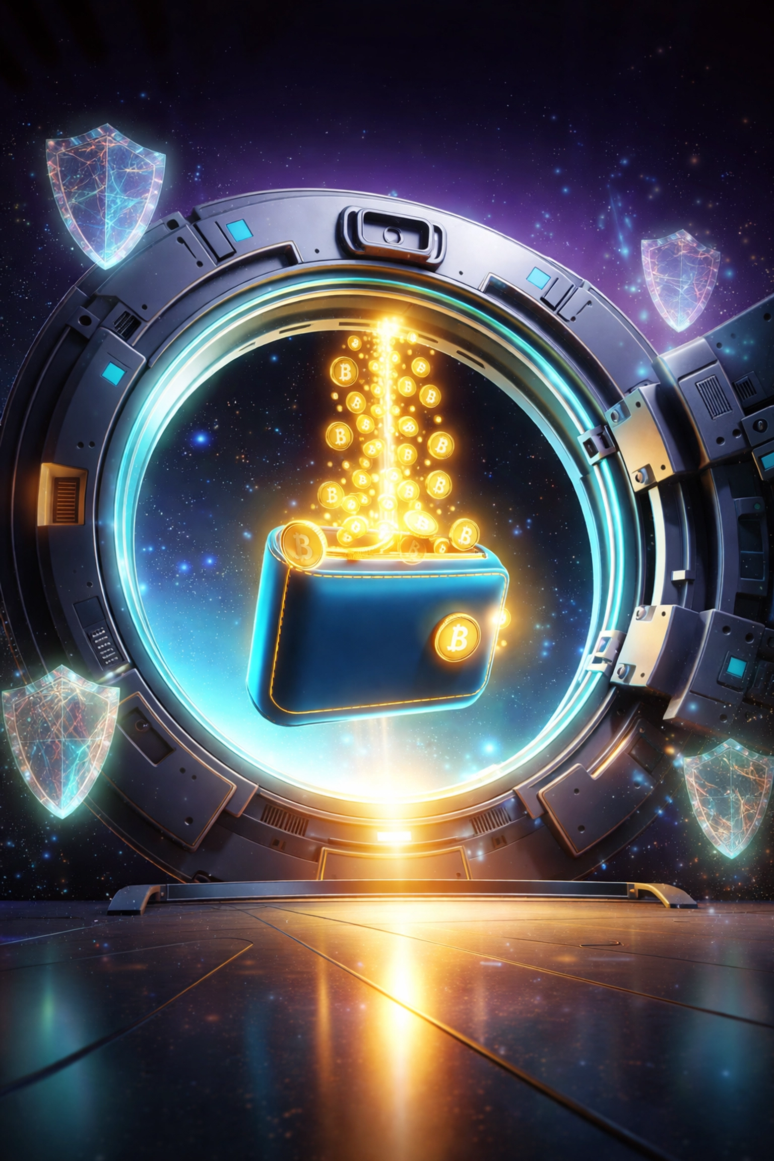 Secure self-custody crypto wallet receiving direct merchant payments without intermediaries