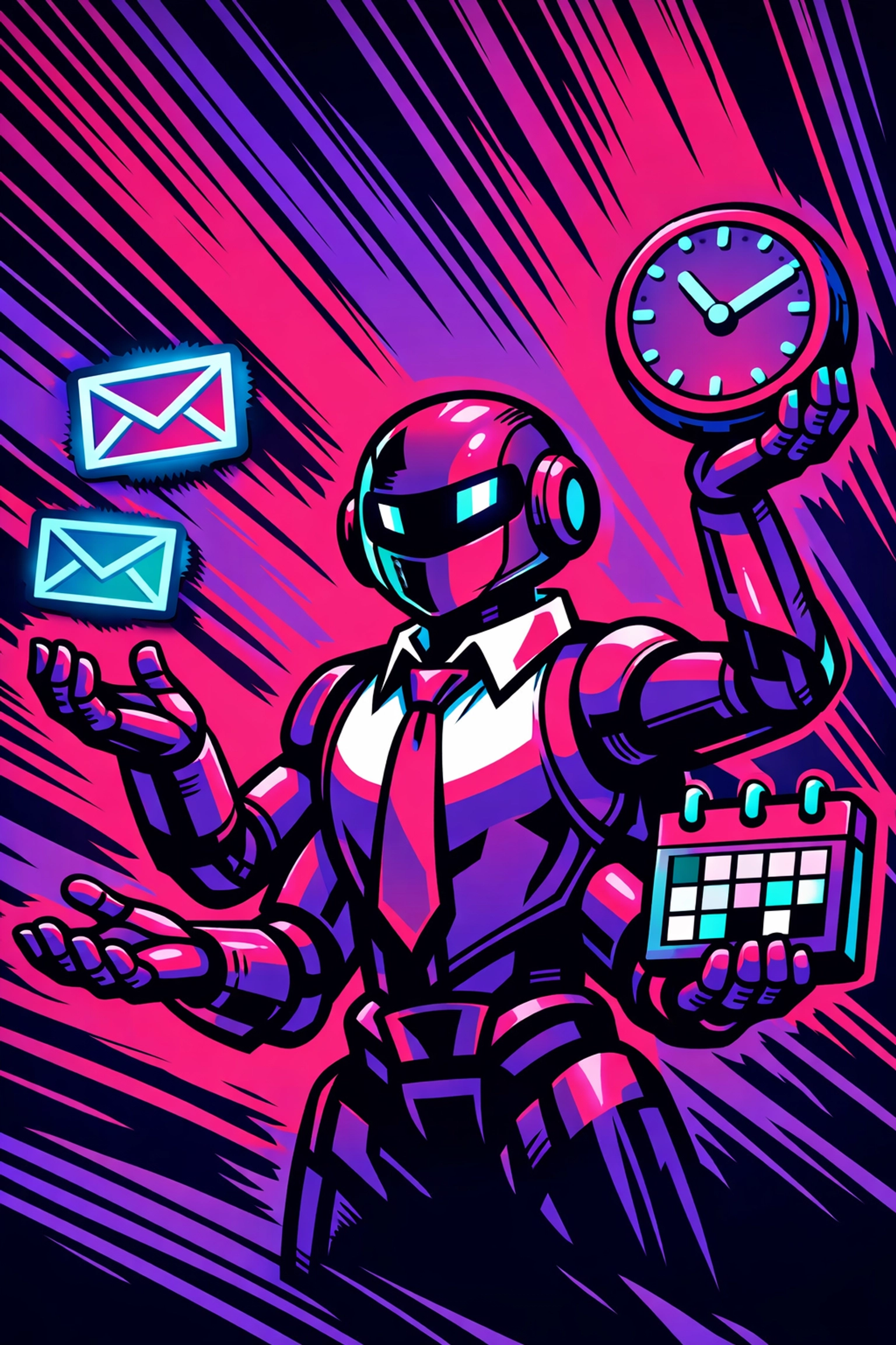 An AI virtual assistant for business efficiently managing emails, calendars, and digital tasks.