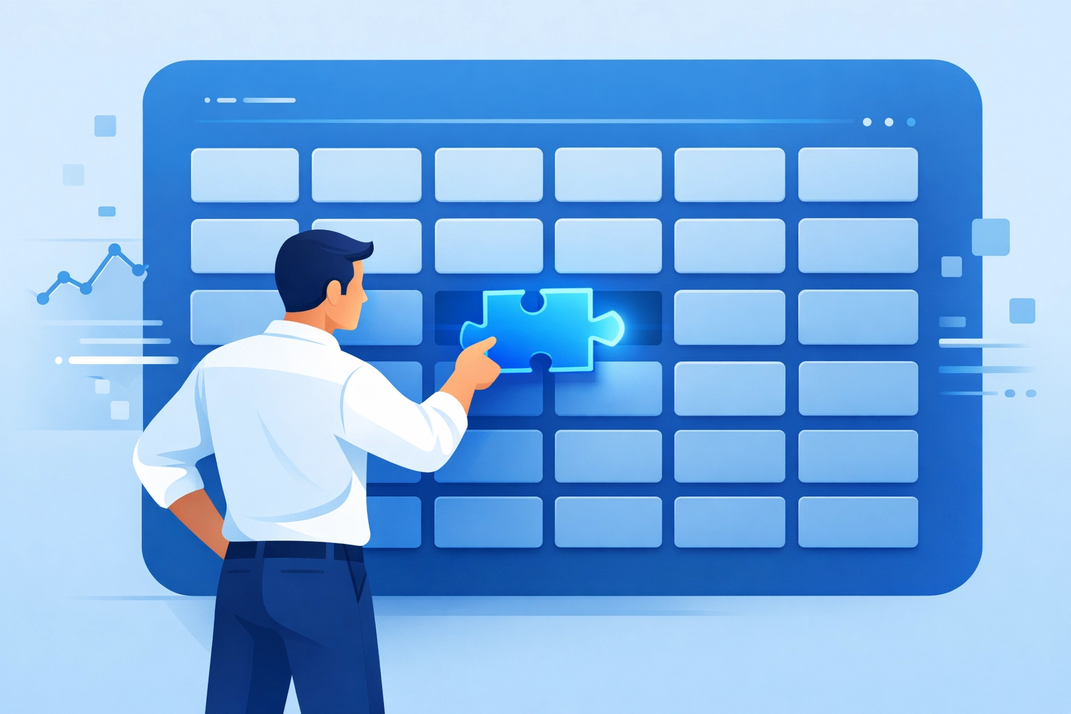 Data accuracy and citation audit illustration for a digital marketing agency near me.