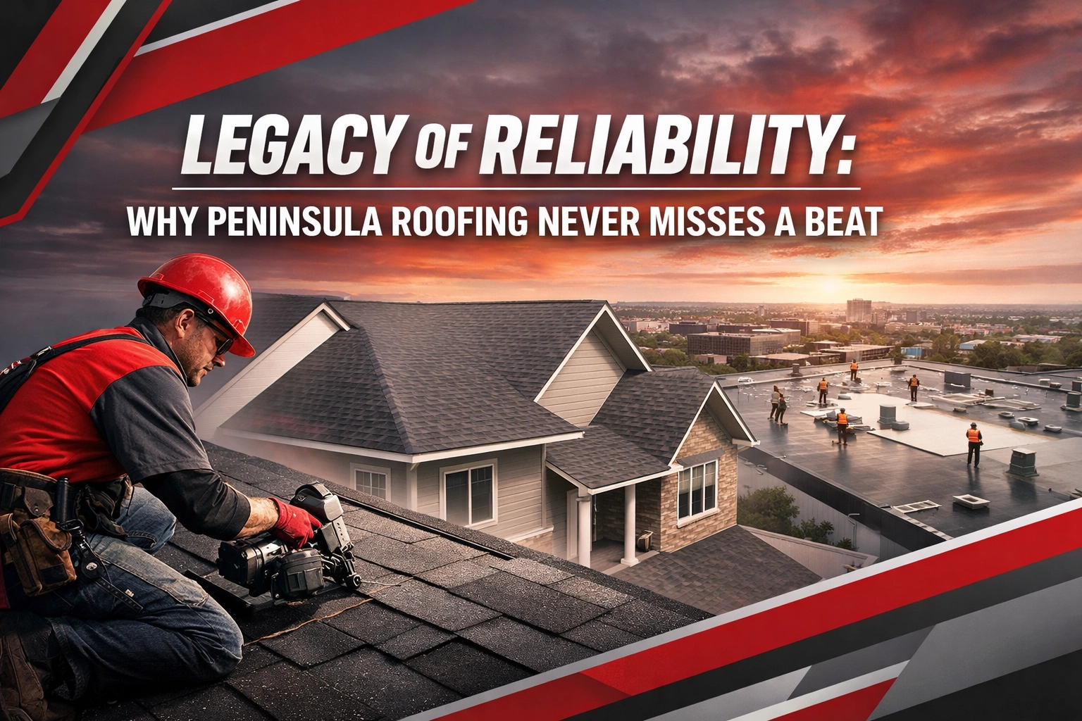 [HERO] Legacy of Reliability: Why Peninsula Roofing Never Misses a Beat