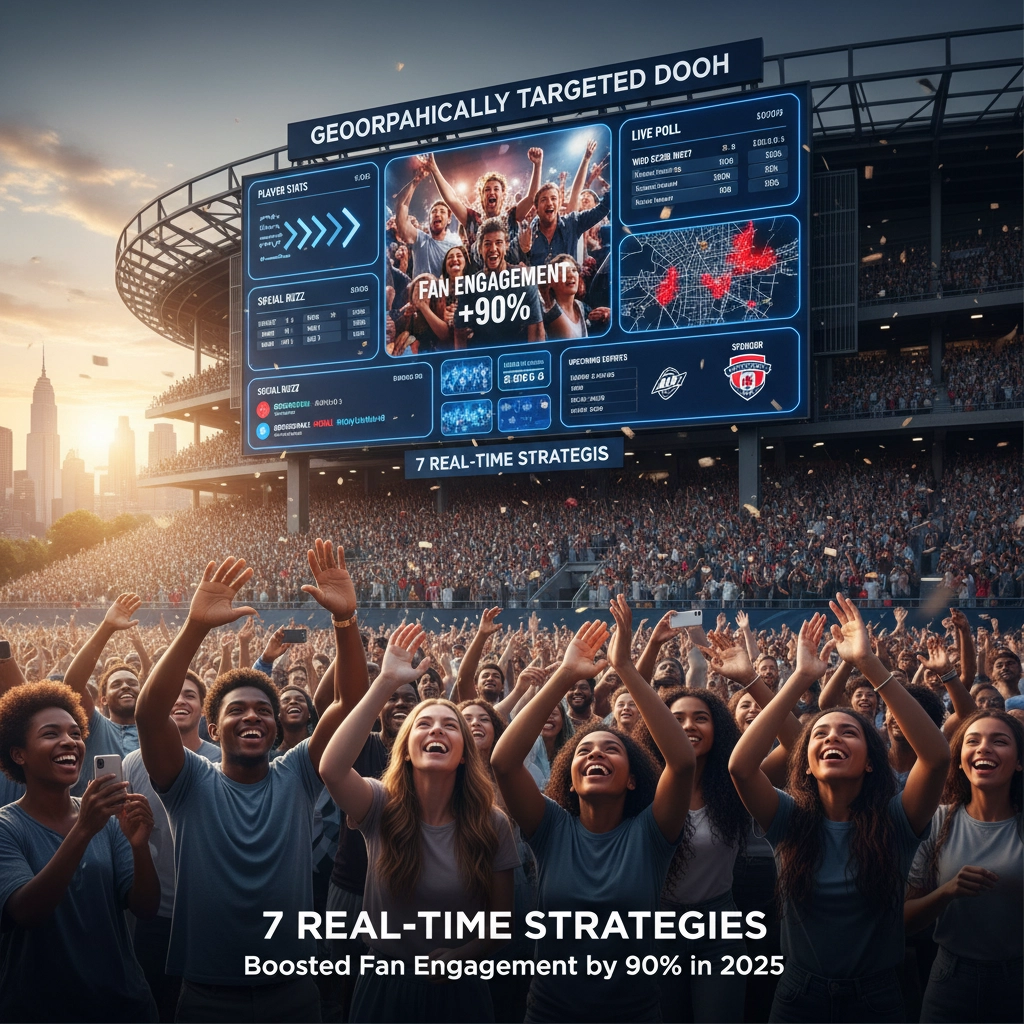 Geographically Targeted DOOH Fan Engagement Strategies