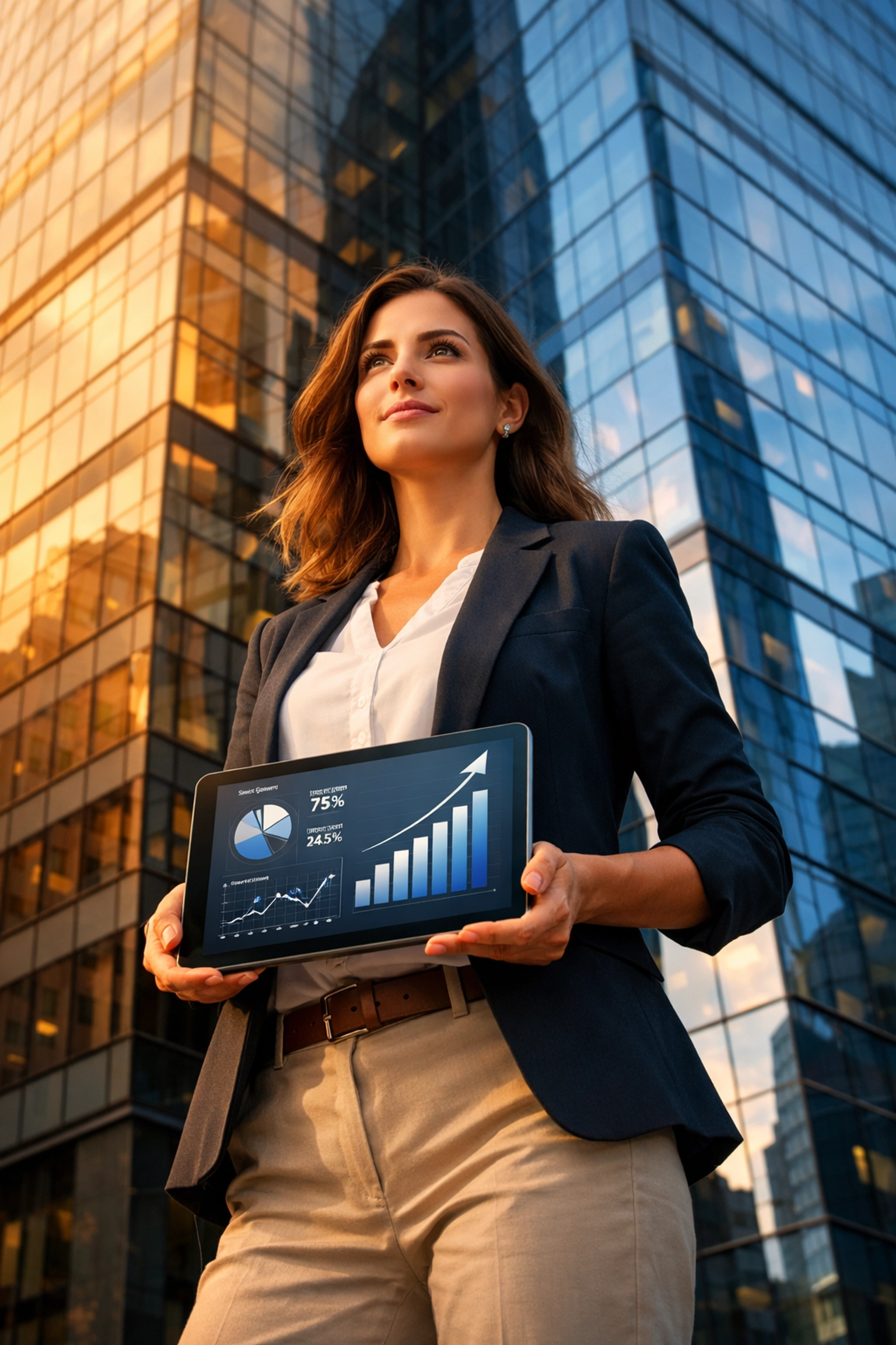 Business leader presenting Future Ready workforce program performance metrics and outcomes