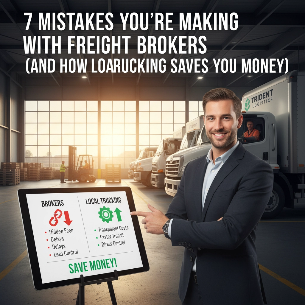 7 Mistakes You're Making with Freight Brokers (and How Local Trucking Saves You Money)