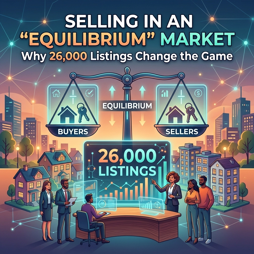 [HERO] Blog Header - Selling in an "Equilibrium" Market: Why 26,000 Listings Change the Game