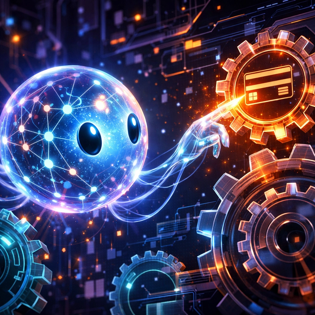 Autonomous AI agent performing backend integrations and automated tasks to resolve customer support tickets.