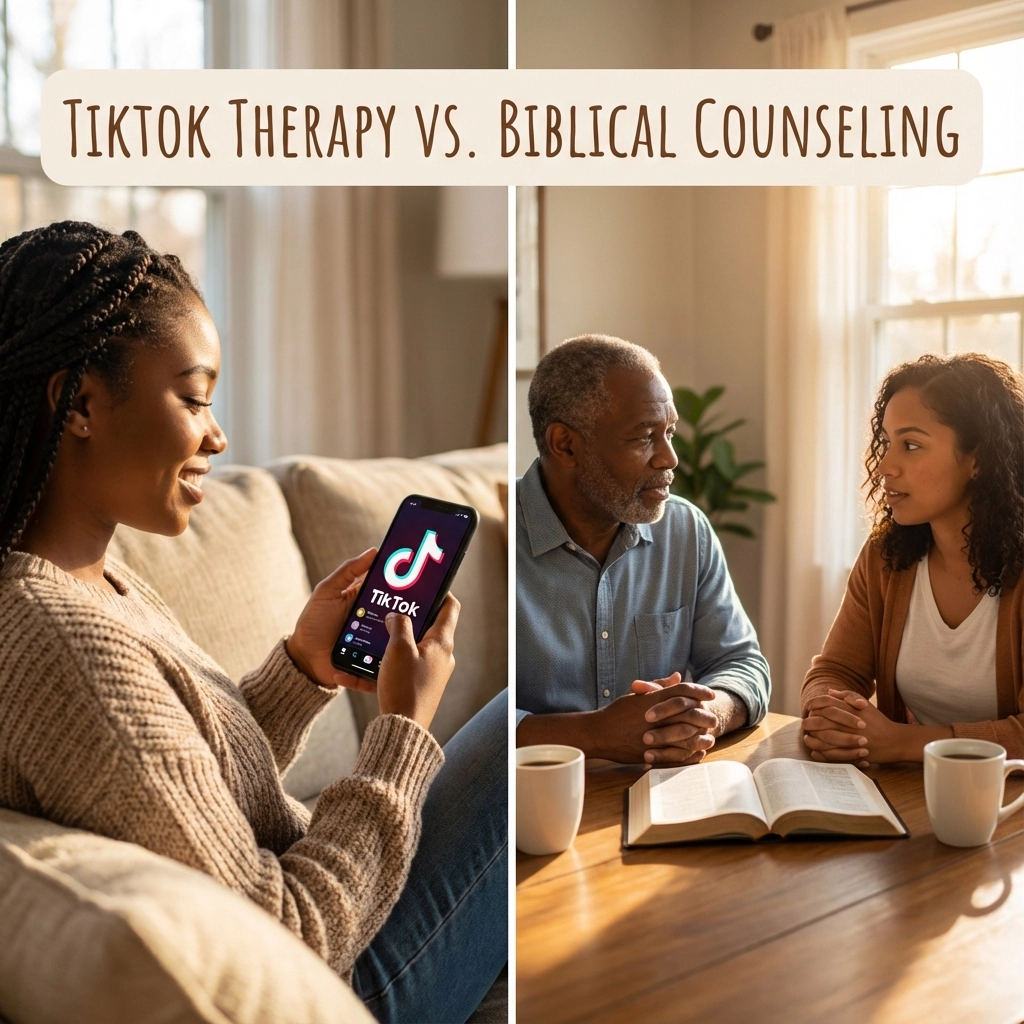 TikTok Therapy vs Biblical Counseling: Which Is Better For Your Mental Health?