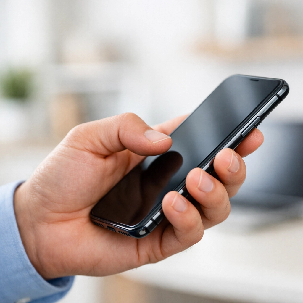 Applying for an emergency loan in Canada using a smartphone for fast approval and quick cash.