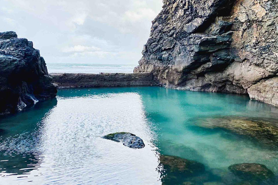 Porthtowan Beach Tidal Pool