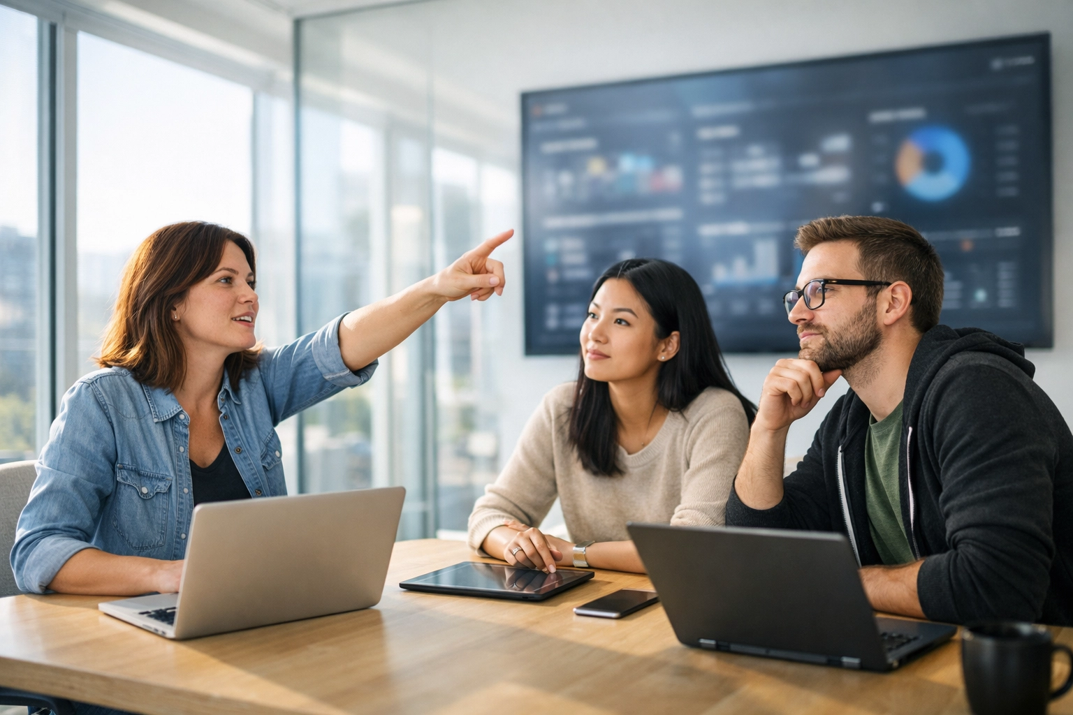 IT specialists collaborating on ServiceNow ITOM strategies to maximize Agentic AI performance and ROI.