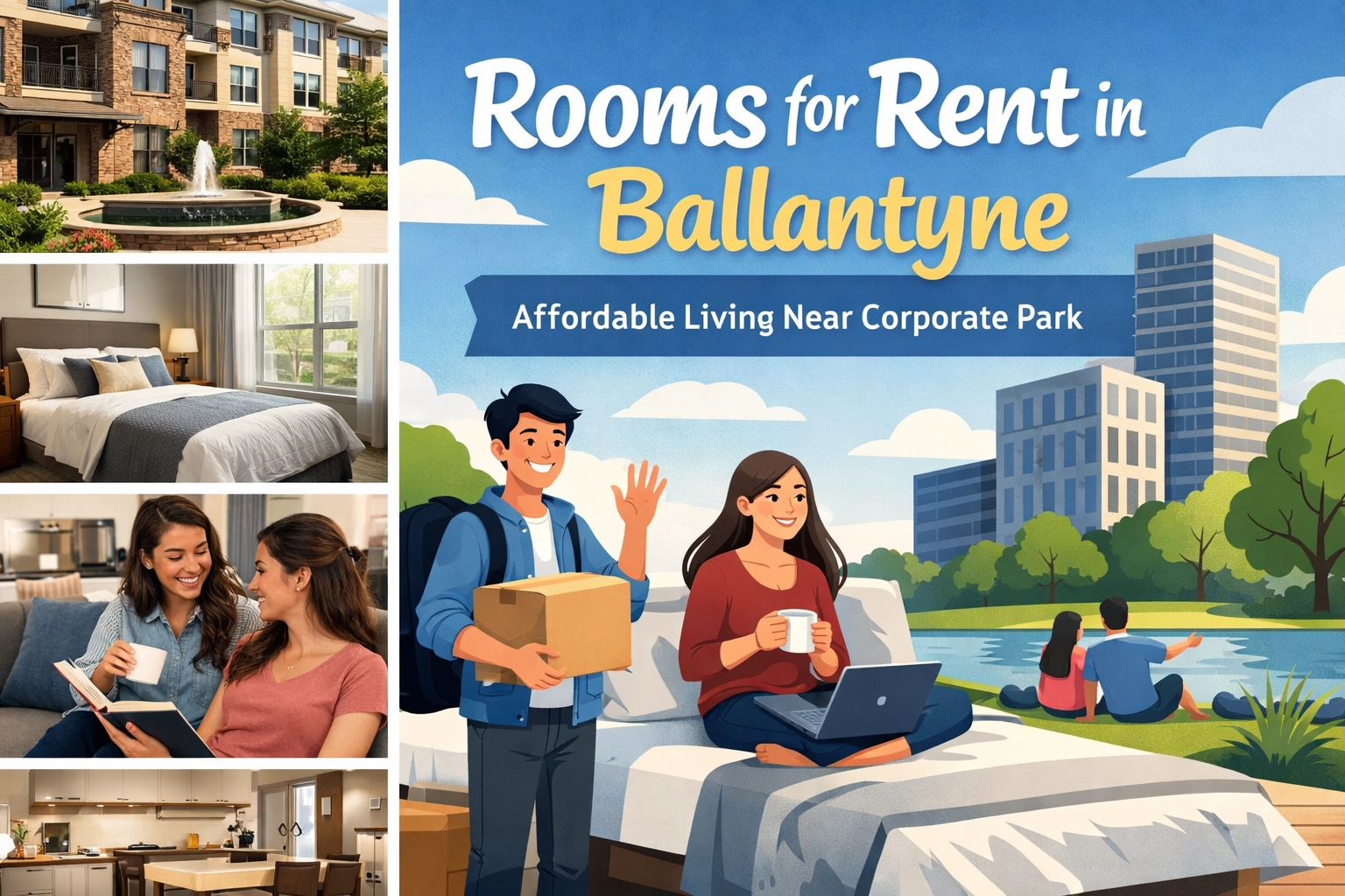 [HERO] Rooms for Rent in Ballantyne: Affordable Living Near Corporate Park
