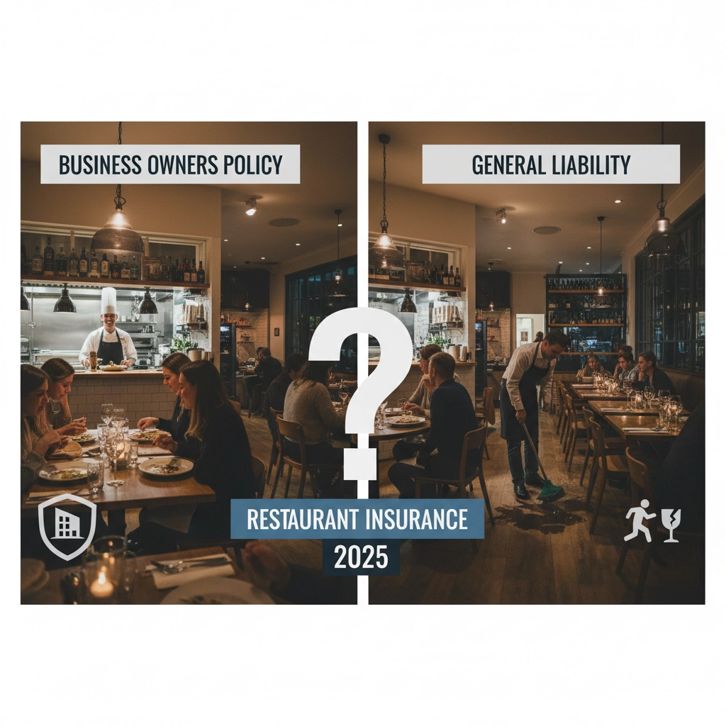 Business Owners Policy vs General Liability: Which Is Better For Your Restaurant in 2025?