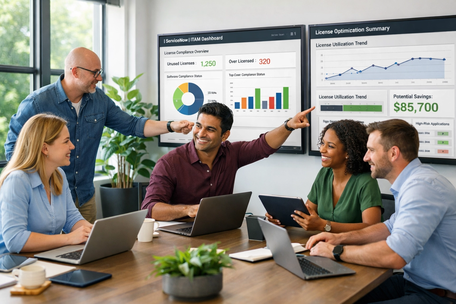 IT team implementing ServiceNow ITOM agentic workflows and license audit strategies