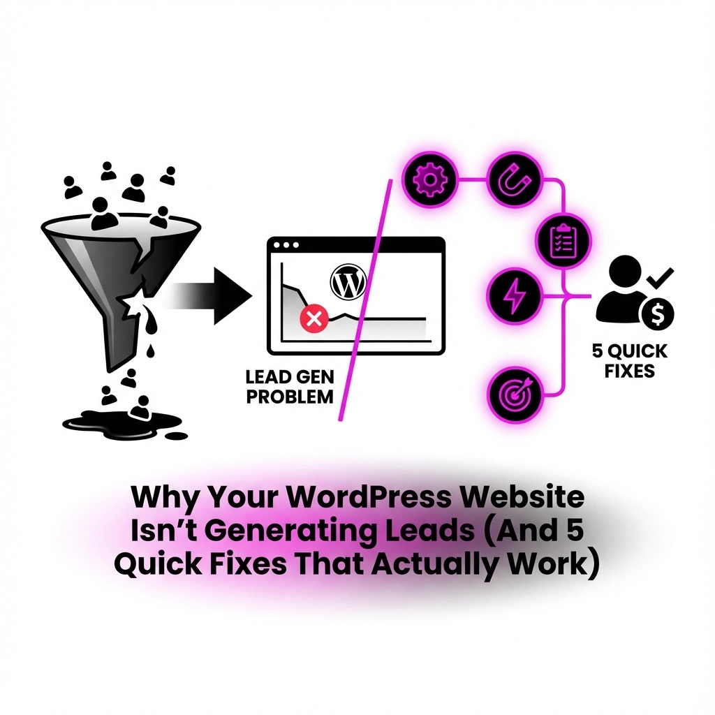 Why Your WordPress Website Isn't Generating Leads (And 5 Quick Fixes That Actually Work)